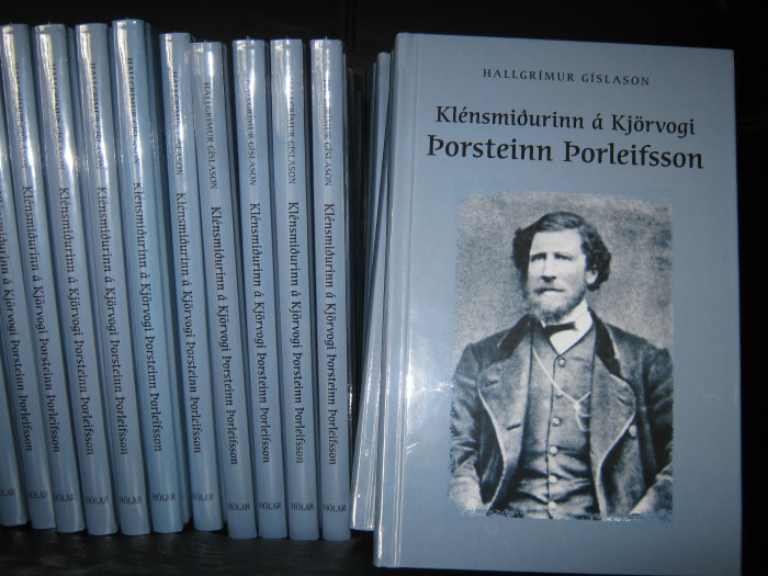 Klénsmiðurinn á Kjörvogi. Þorsteinn Þorleifsson. Hallgrímur Gíslason. 